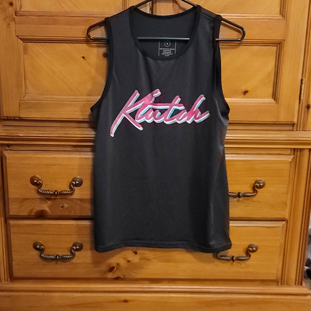 Tank top dark gray almost black